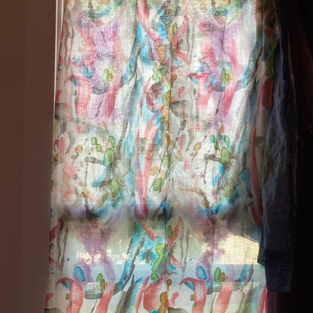 Wool Handpainted scarf